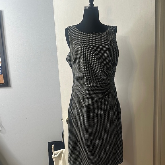 The Limited Dresses & Skirts - Elegant Black and White Polka Dot Dress